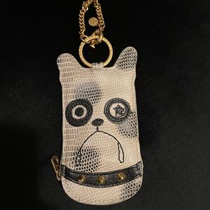 Marc by Marc Jacobs Dog flat coin and key pouch